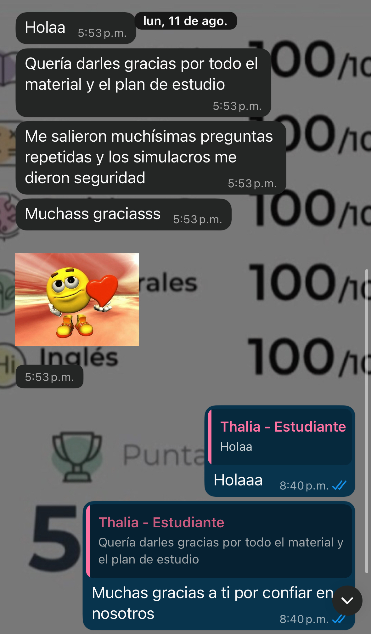 Chat testimonio 5