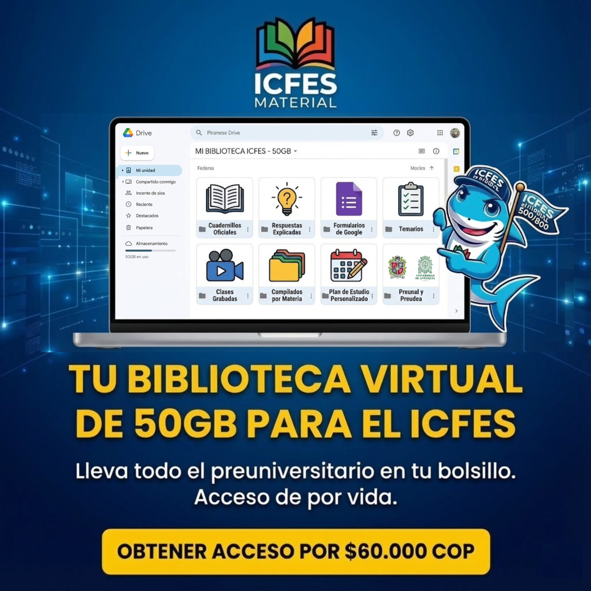 Biblioteca virtual PreICFES Material