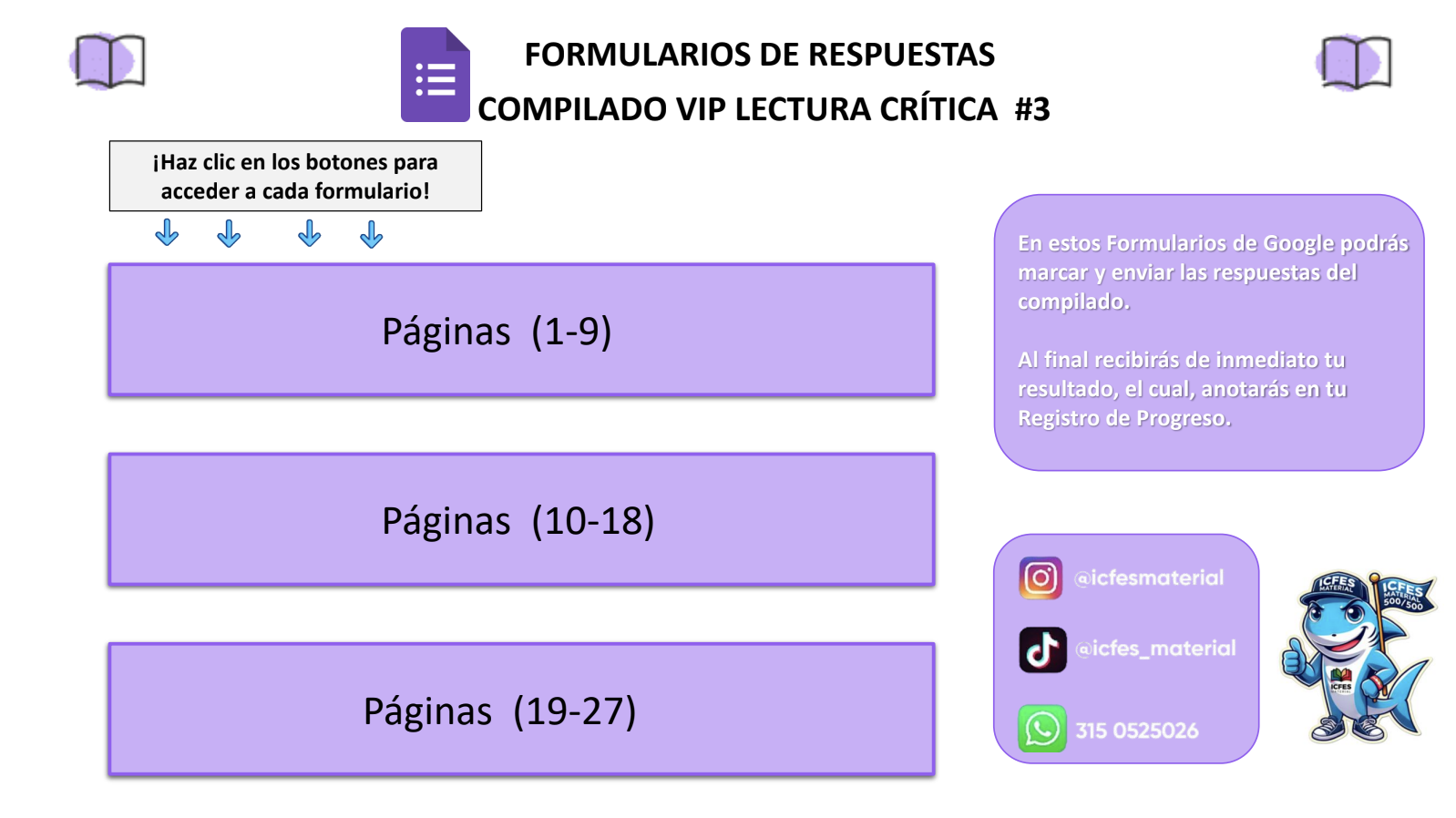 +80 Formularios de Google con calificación automática