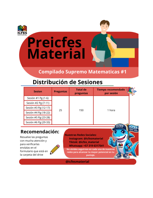 Portada del compilado de Matemáticas
