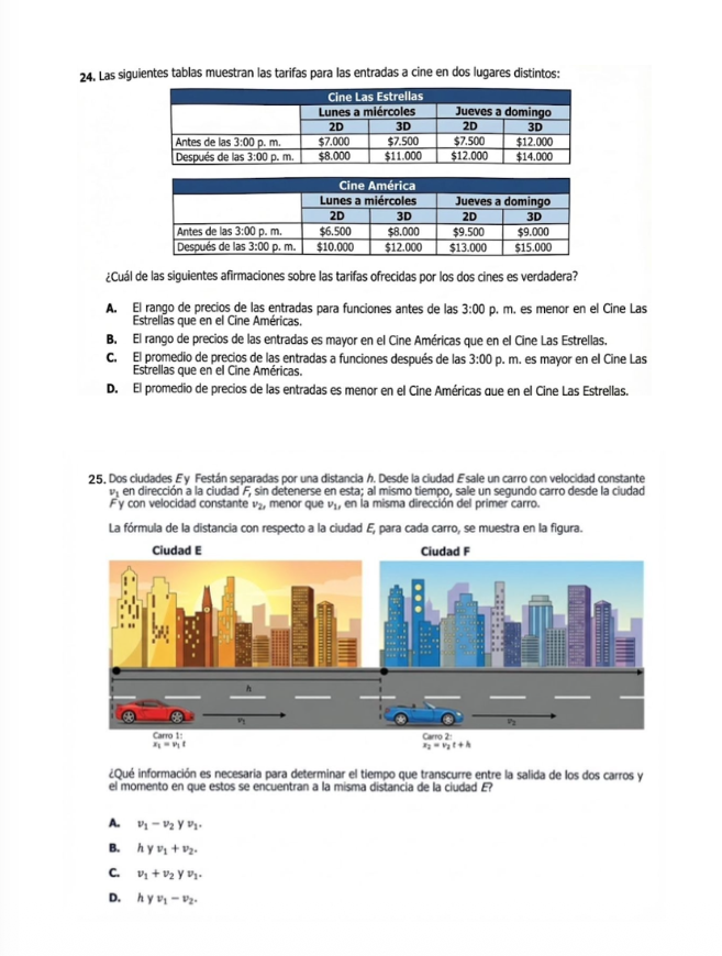 Preguntas Reales 2017 - 2025 CALENDARIO A Y B