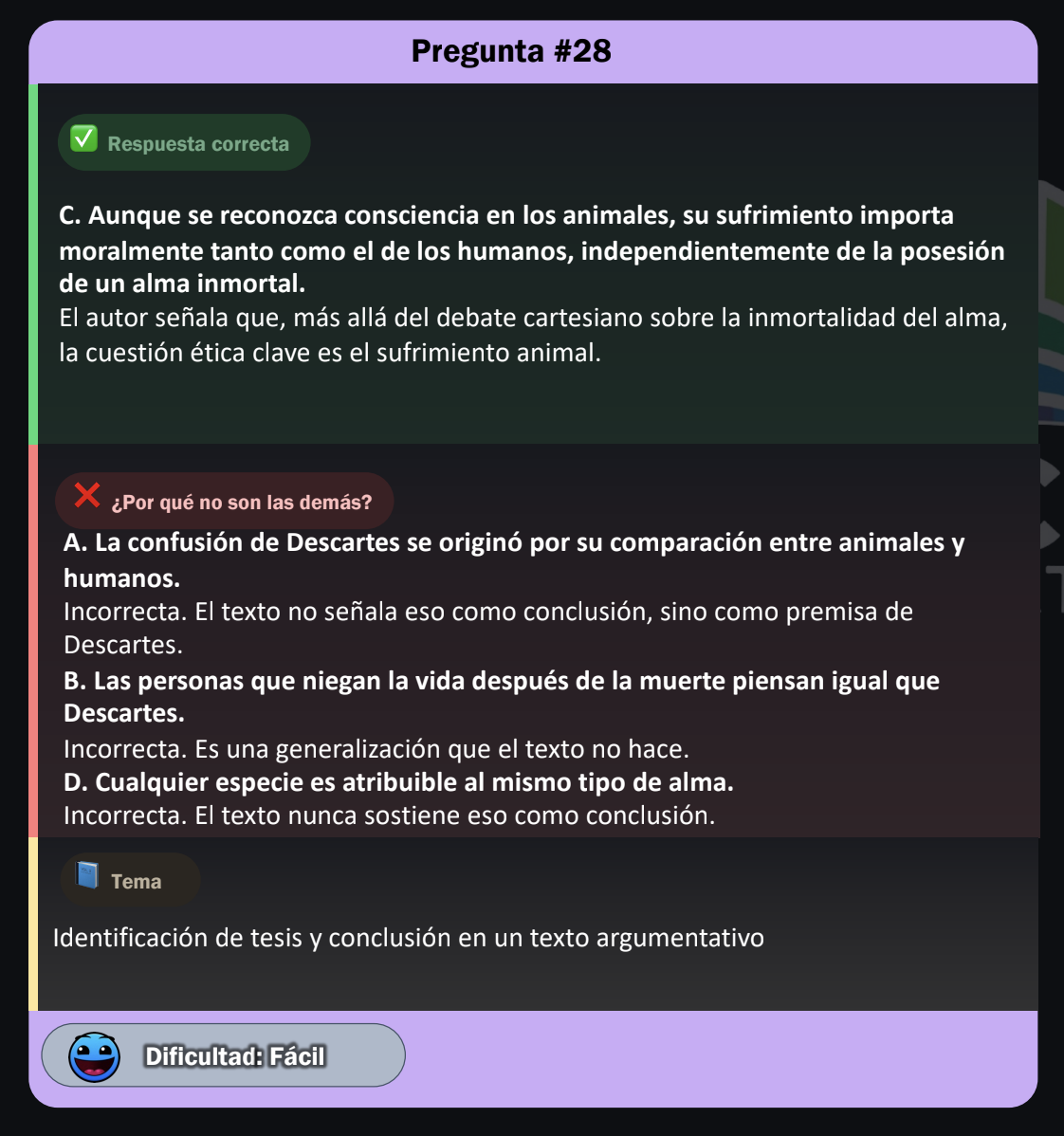 Respuestas explicadas paso a paso